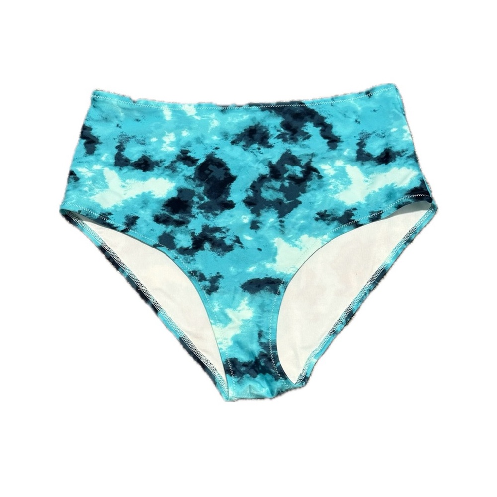 Old Navy Teal Tie-Dye Bikini Bottoms